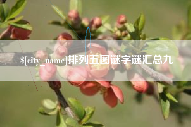 长宁排列五图谜字谜汇总九