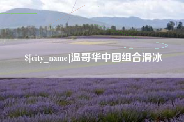 长宁温哥华中国组合滑冰