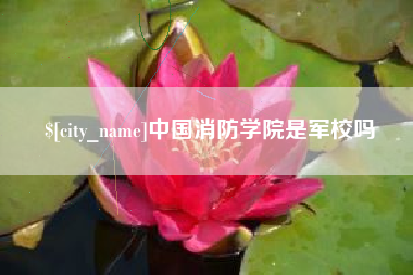 长宁中国消防学院是军校吗