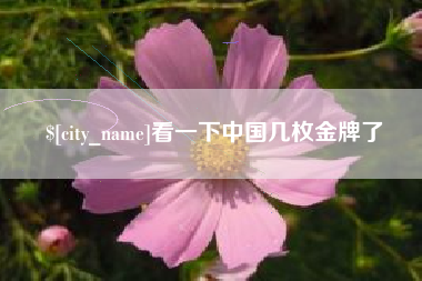 长宁看一下中国几枚金牌了