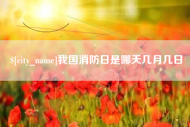 长宁我国消防日是哪天几月几日