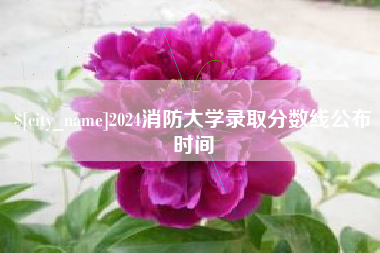 长宁2024消防大学录取分数线公布时间