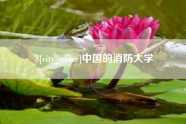 长宁中国的消防大学