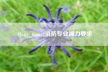 长宁消防专业视力要求
