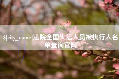 长宁法院全国失信人员被执行人名单查询官网