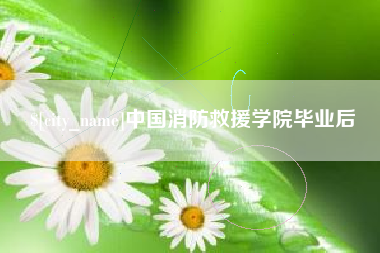 长宁中国消防救援学院毕业后