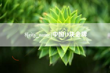 长宁中国19块金牌