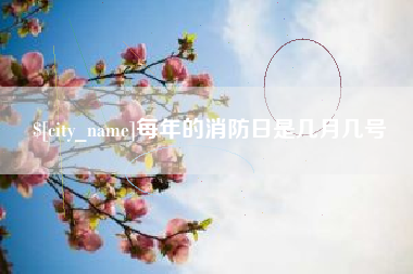 长宁每年的消防日是几月几号
