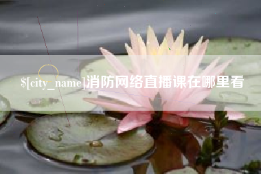 长宁消防网络直播课在哪里看