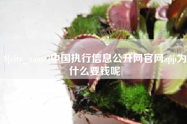 长宁中国执行信息公开网官网app为什么要钱呢