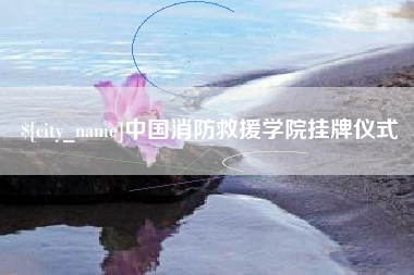 长宁中国消防救援学院挂牌仪式