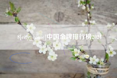 长宁中国金牌排行榜2024