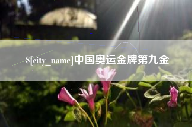 长宁中国奥运金牌第九金
