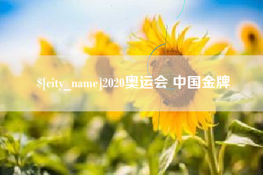 长宁2020奥运会 中国金牌